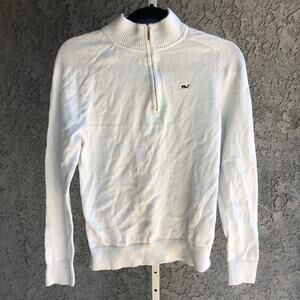 Vineyard Vines Zip Up Sweater Light Mint